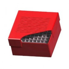 Cardboard freeze box 2 inch(5cm) for 81 1.5/2.0ml microtubes,Red